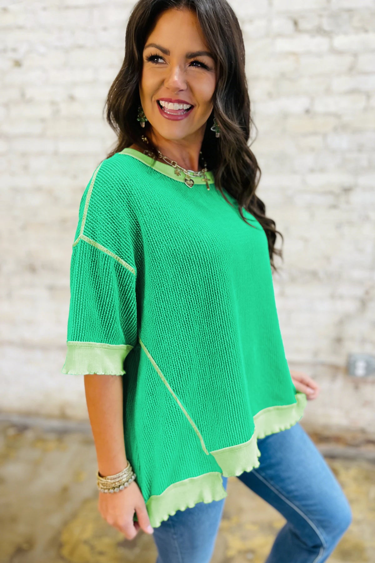 Bernice Twist Ribbed Top