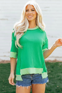 Bernice Twist Ribbed Top