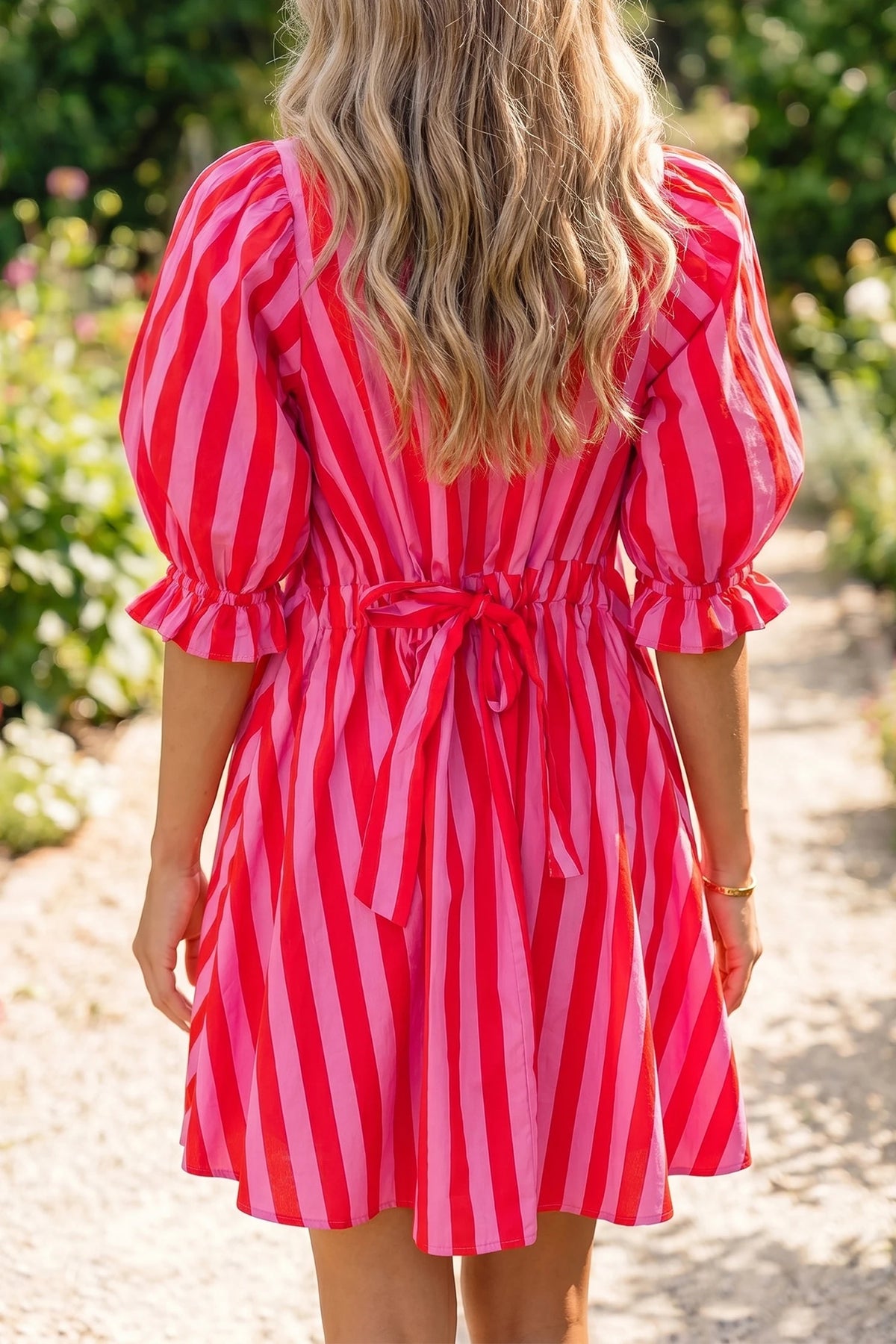 Beth Ann Red Stripe Dress