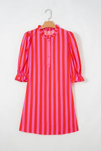 Beth Ann Red Stripe Dress