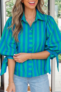Betsey Blue Stripe Top
