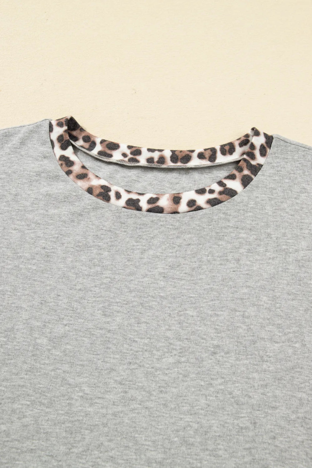 Birdie Leopard Patchwork Sweatshirt