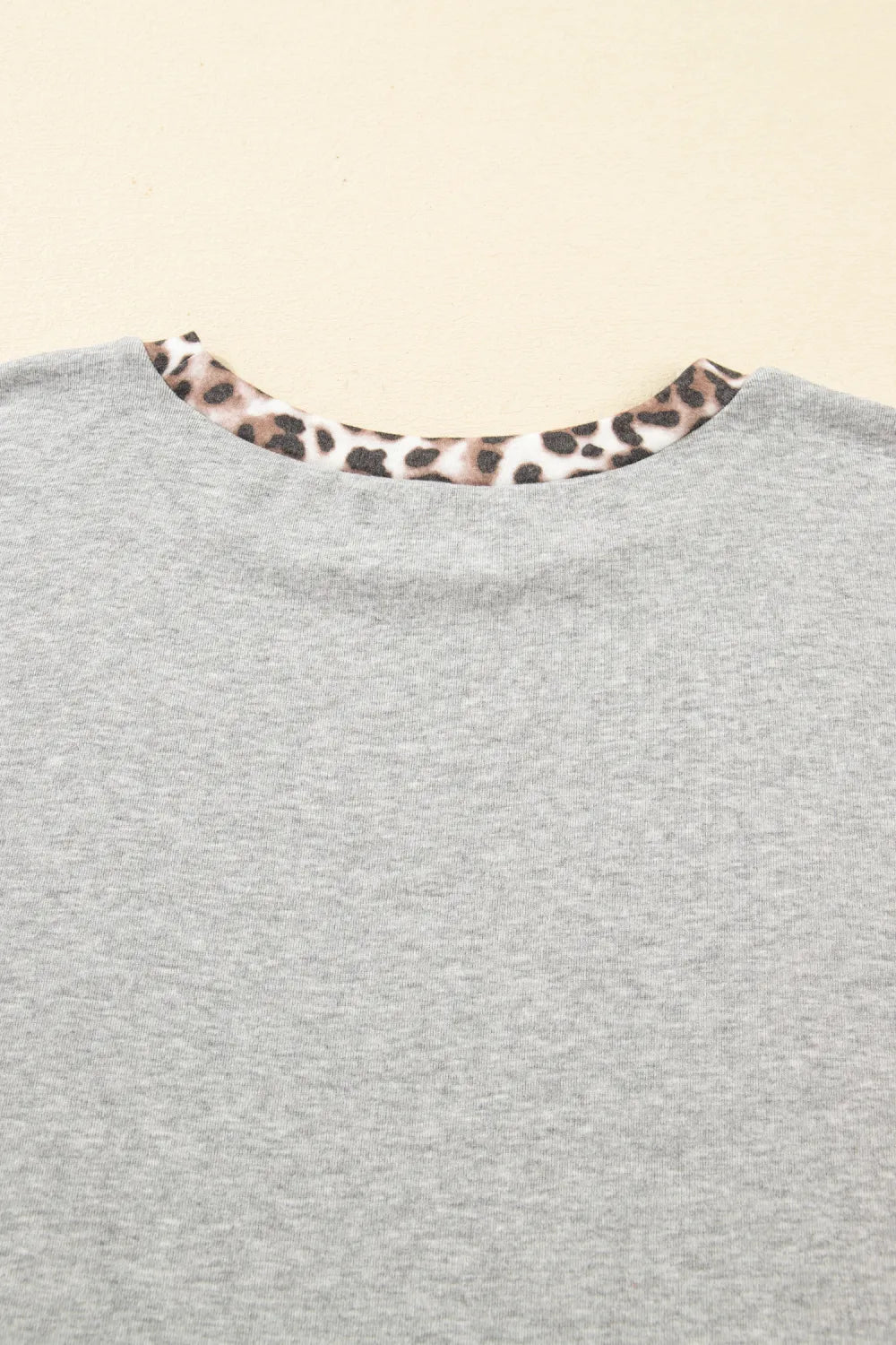 Birdie Leopard Patchwork Sweatshirt