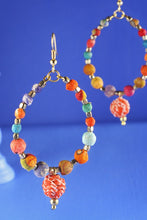 Blakely Beaded Hoop Earrings