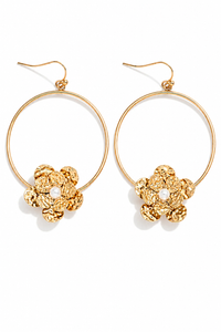 Bloom Hoop Earrings