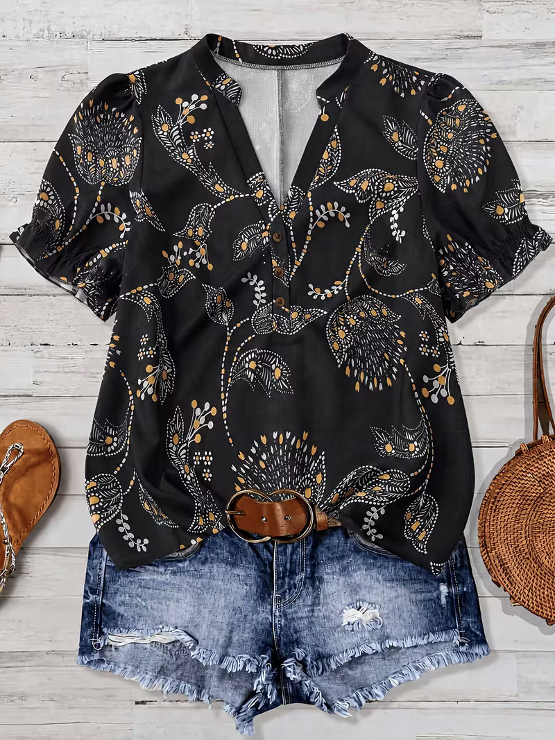 Blooming After Dark Top