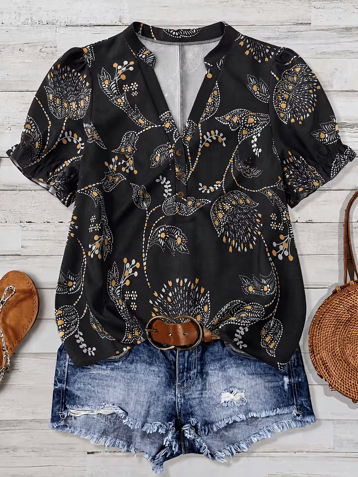 Blooming After Dark Top
