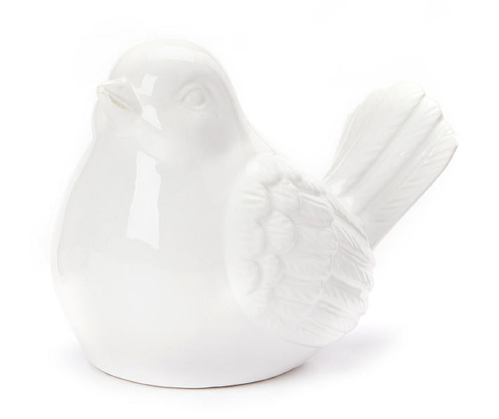 Ceramic Bird in White