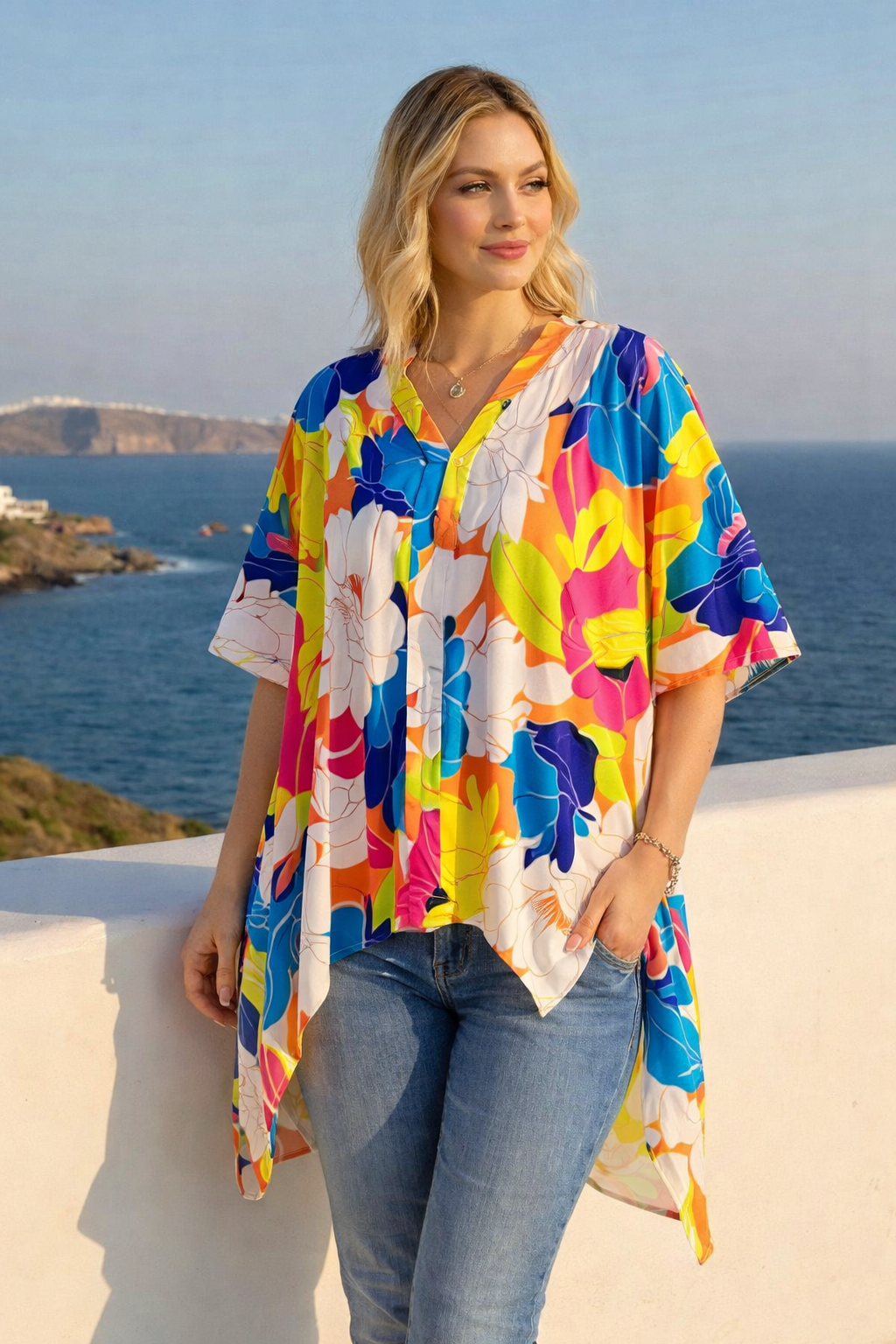 Blushing Bloom Blouse in Curvy