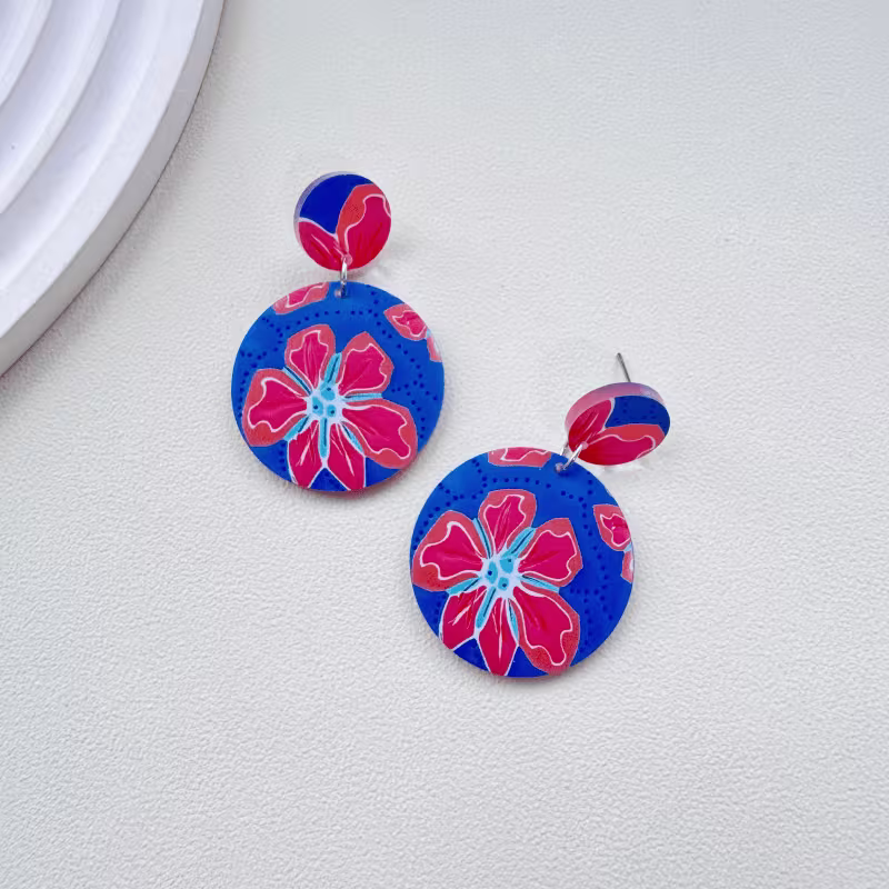Bold Bloom Dangle Earrings
