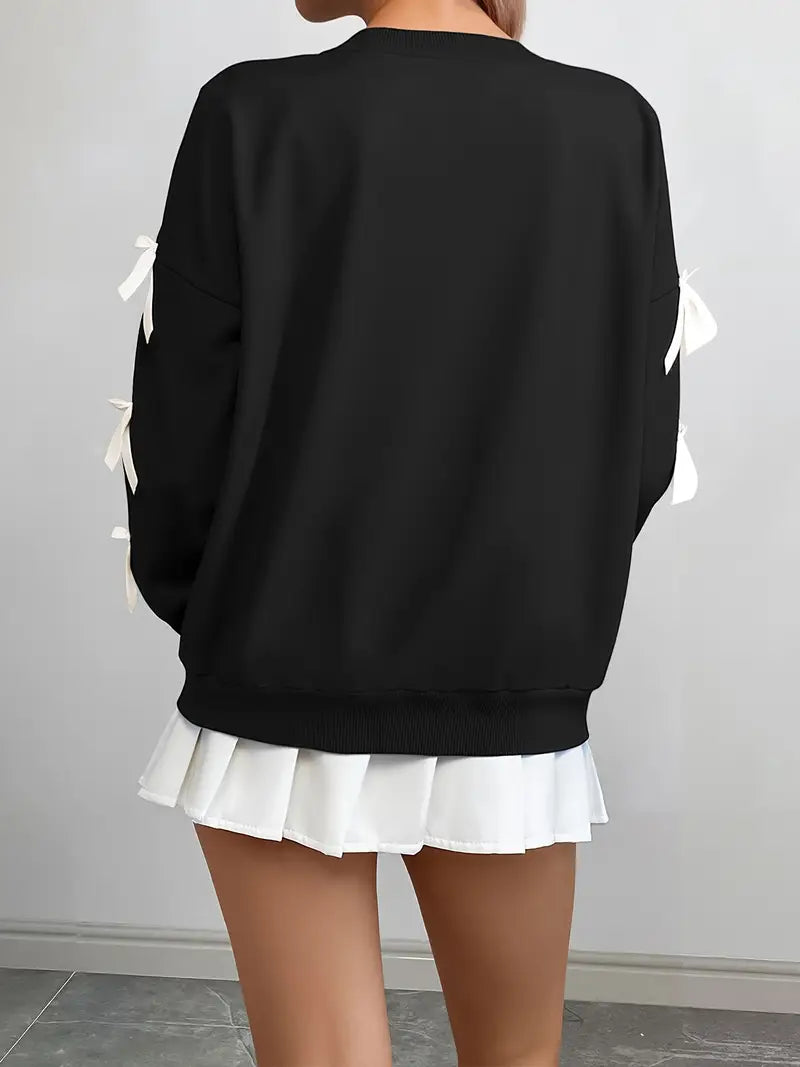 Bold Moves Bow Sweatshirt