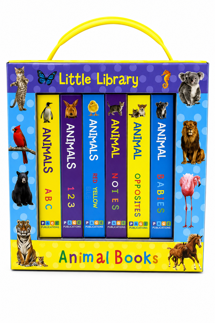 LITTLE LIBRARY ANIMAL BOOKS (6 Book Set)
