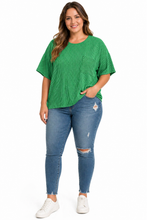 Boone Raised Rib Top Curvy
