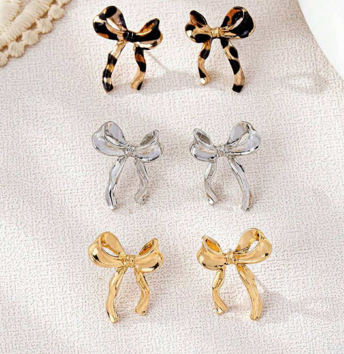Keegan Bow Earring Set