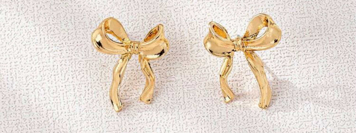 Keegan Bow Earring Set