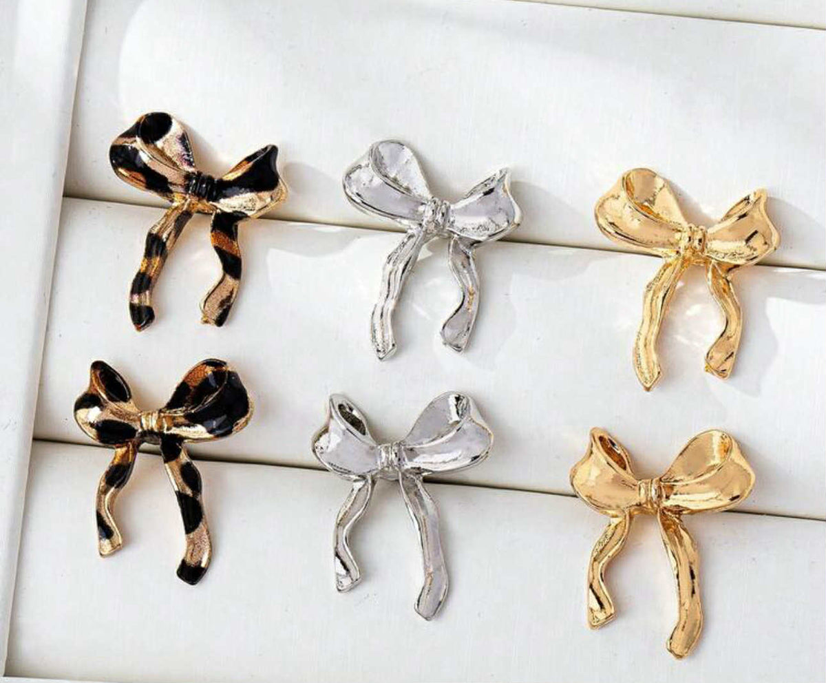 Keegan Bow Earring Set