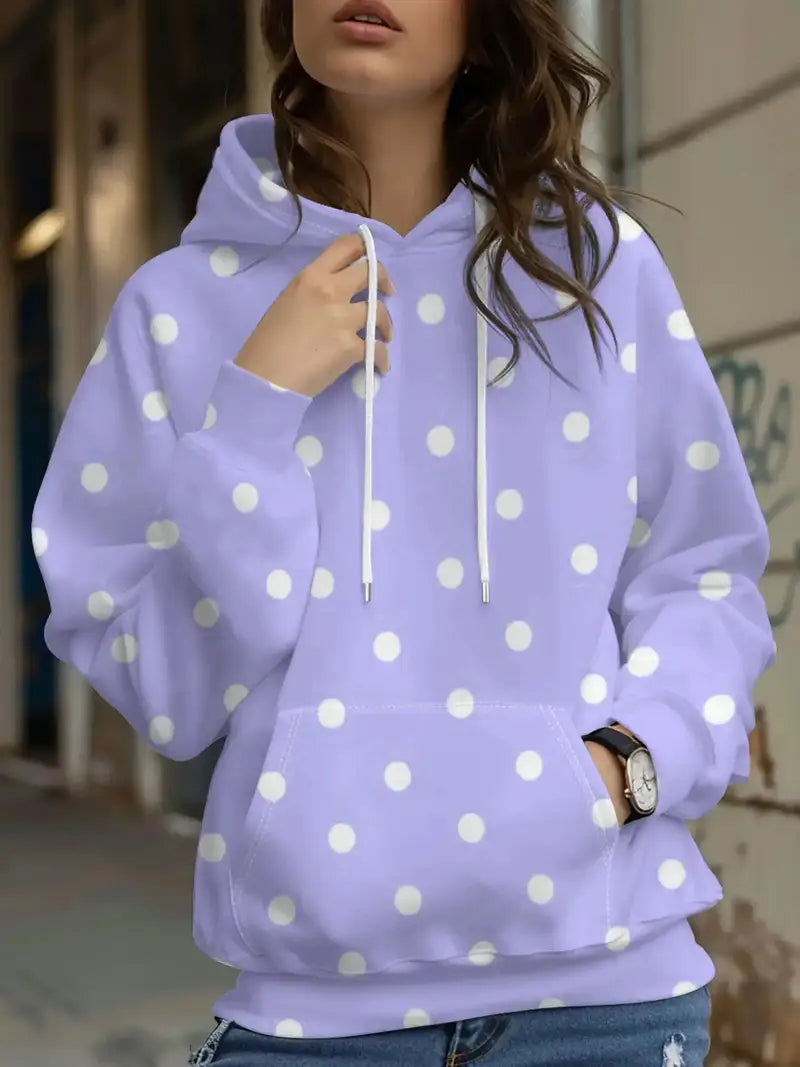 Bright New Days Polka Dot Hoodie