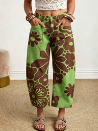 Cocoa Bloom Pants in Curvy