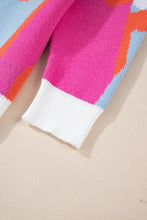 Brylee Floral Drop Shoulder Sweater Curvy