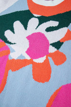 Brylee Floral Drop Shoulder Sweater Curvy