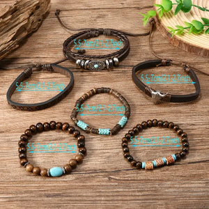 Bull Head Bracelet Set