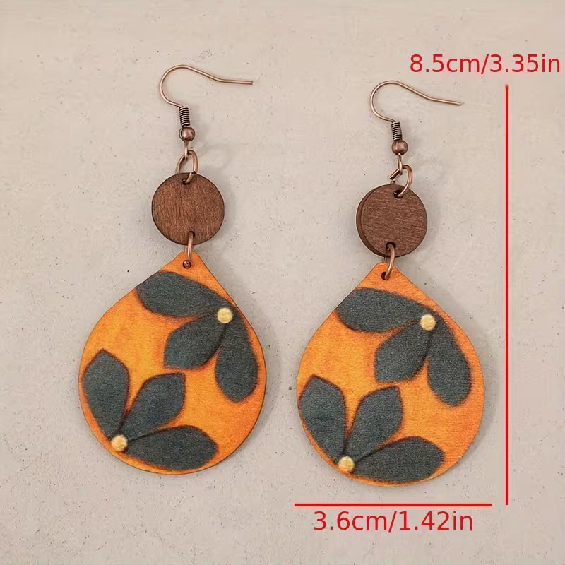 Burnt Orange Beauty Earrings