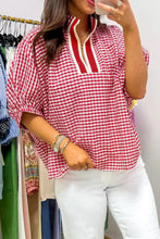 Leah Gingham Top