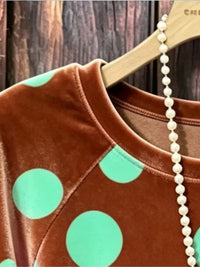 Olivia Polka Dot Sweatshirt