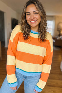 Dulcie Striped Sweater Curvy