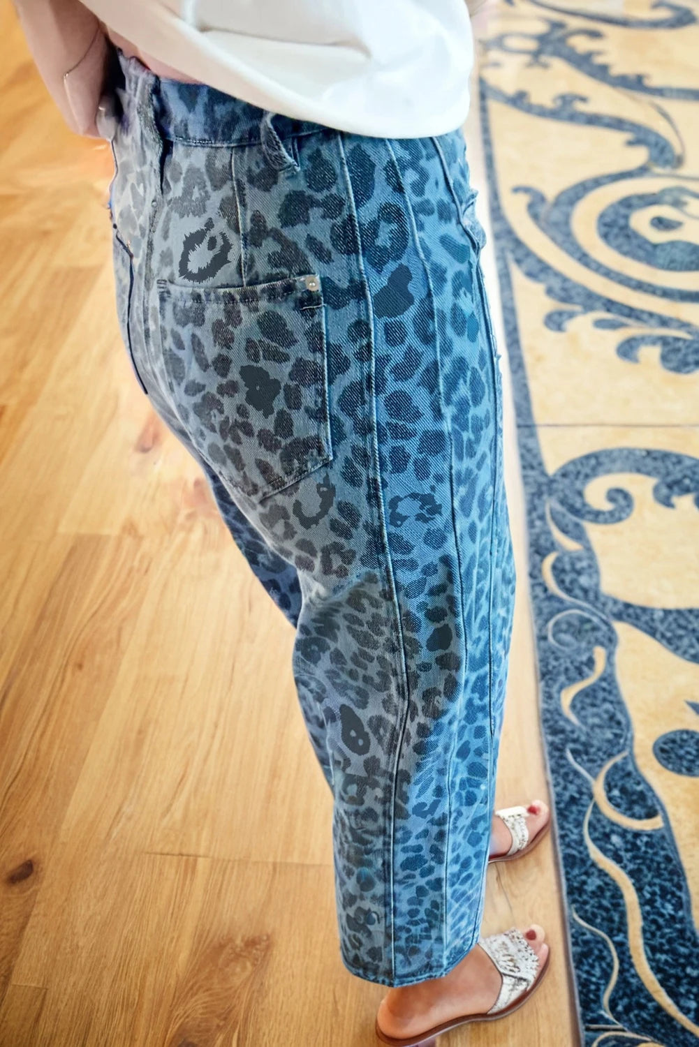 Tessie Leopard Jeans
