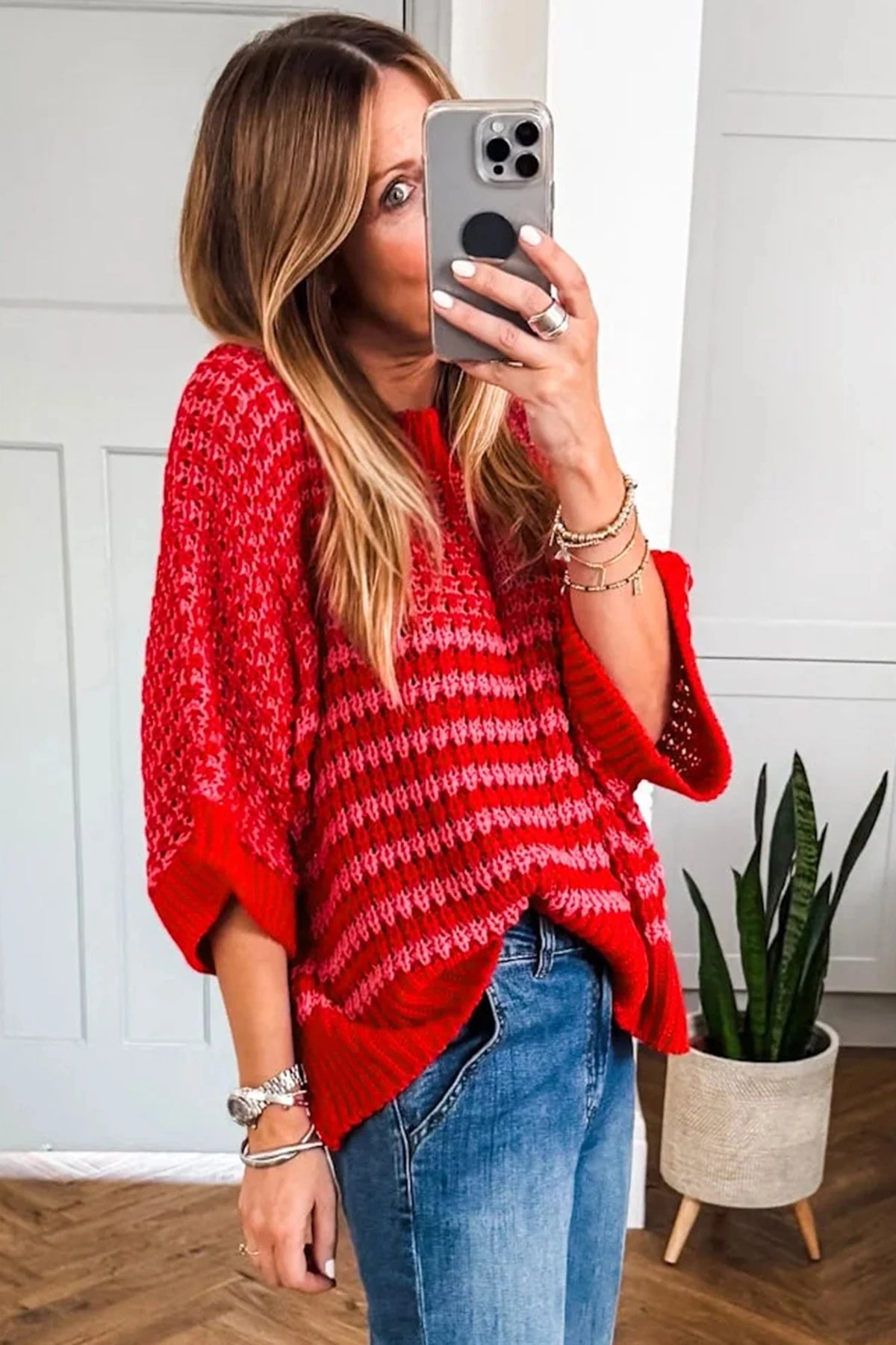 Clementine Striped Sweater