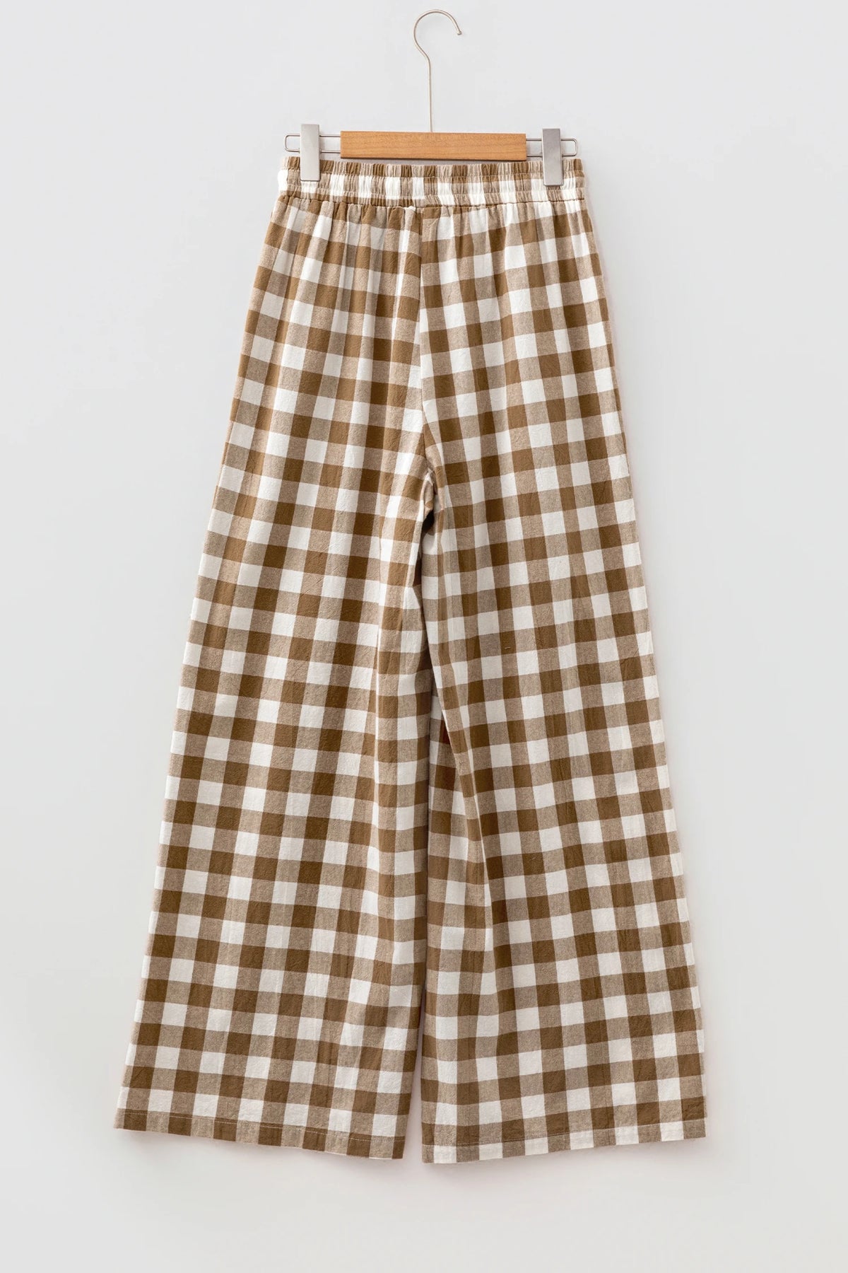 Candace Brown Gingham Pants