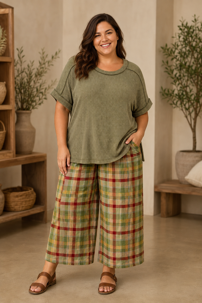 Canyon Plaid Pants