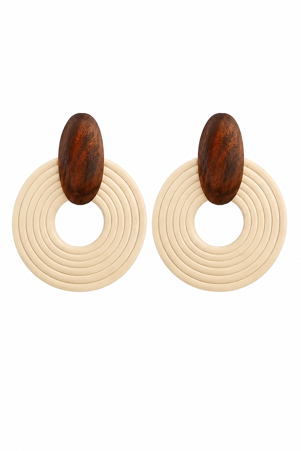 Cappuccino Charm Earrings