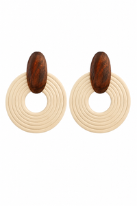 Cappuccino Charm Earrings