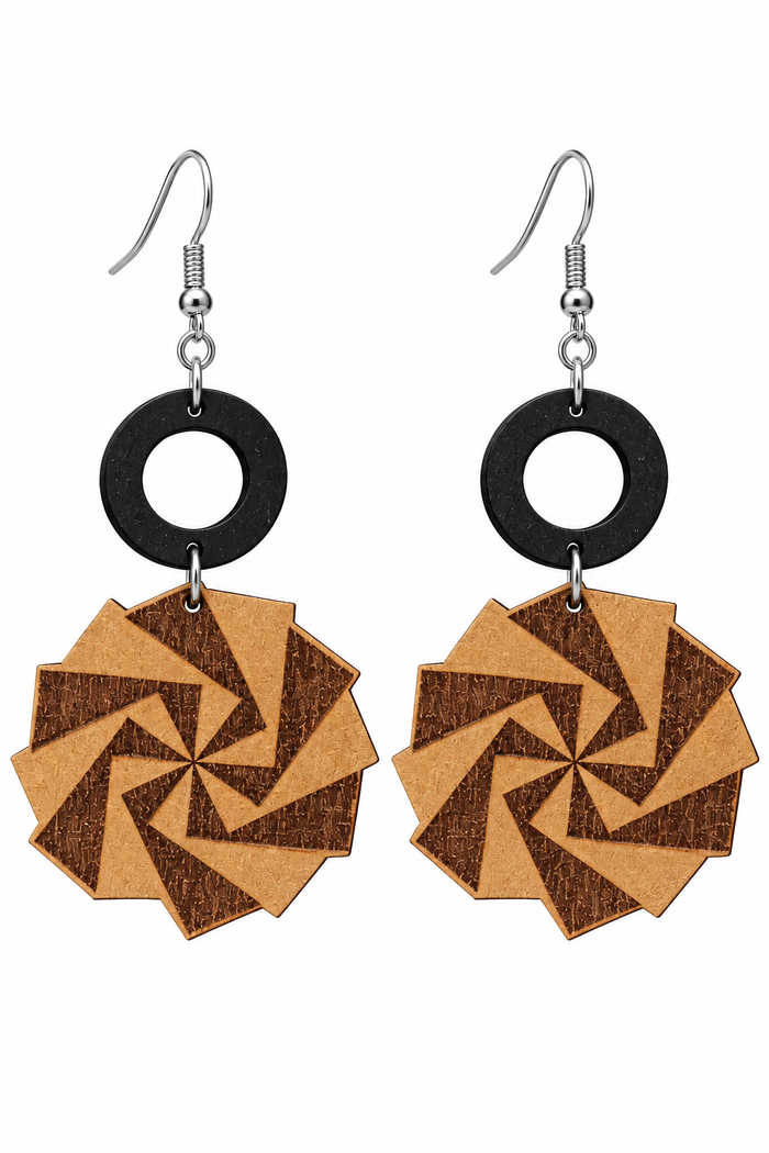 Caramel Swirl Earrings