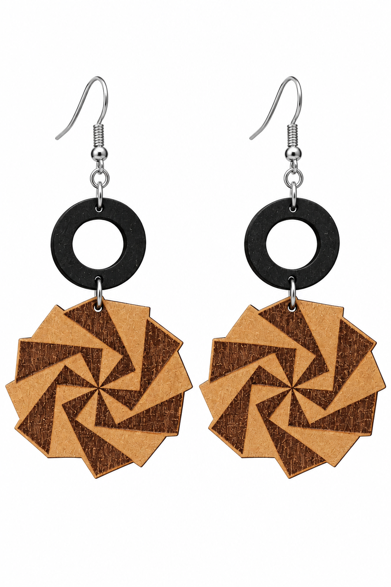Caramel Swirl Earrings