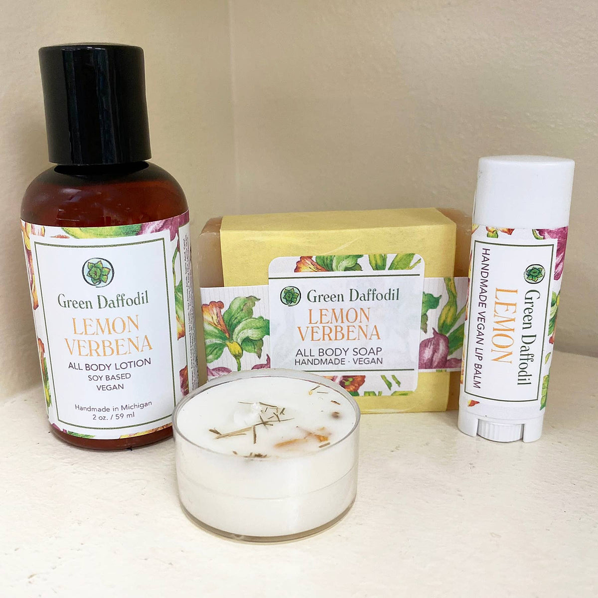Lemon Verbena Organdy Quartet Gift Set - Citrus