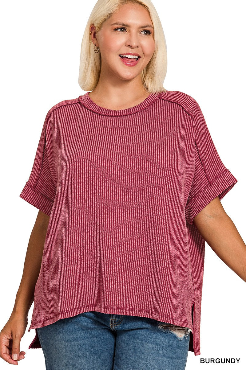 Coffee and Comfort Top in Curvy