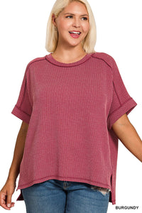 Coffee and Comfort Top in Curvy