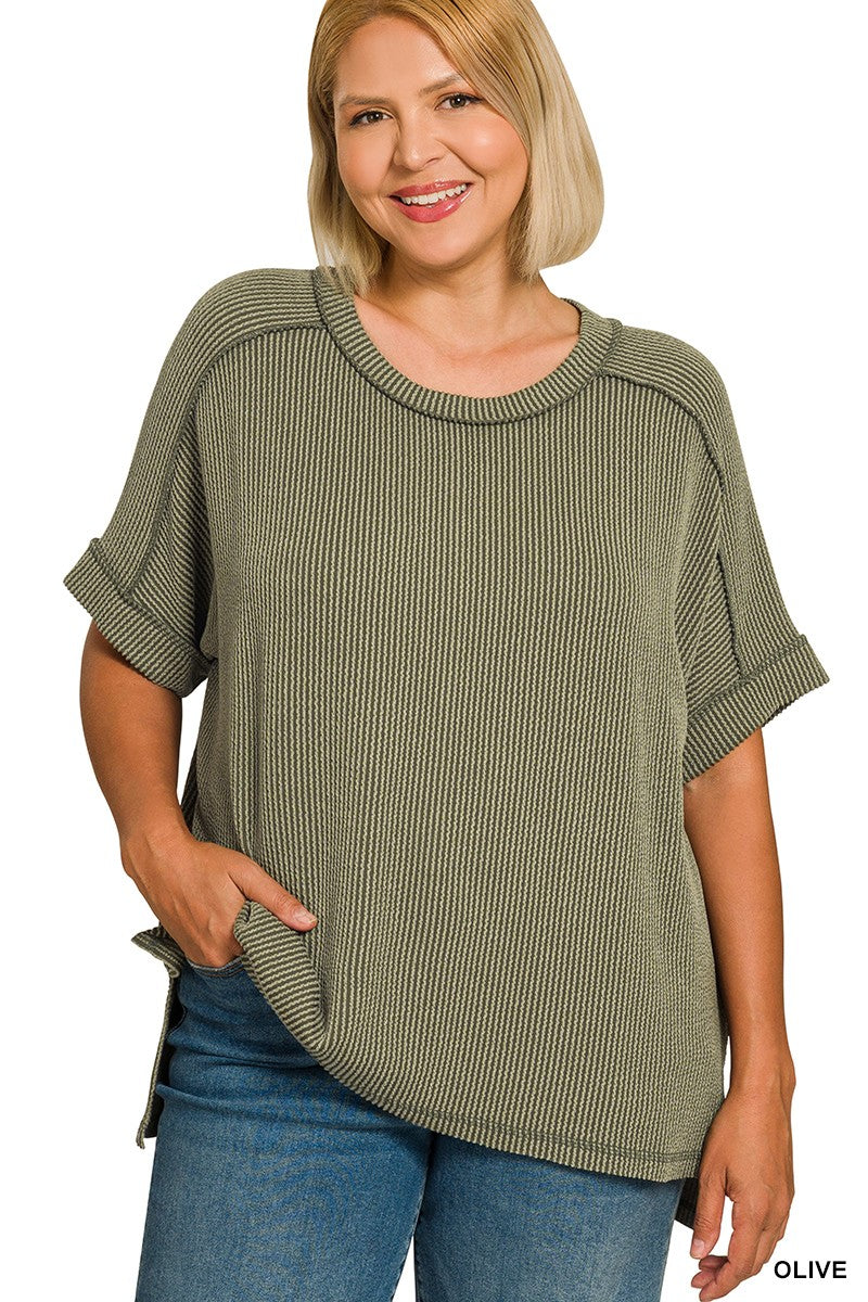 Coffee and Comfort Top in Curvy
