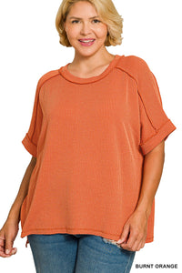 Coffee and Comfort Top in Curvy