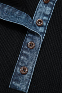 Paige Denim Trim Top Curvy