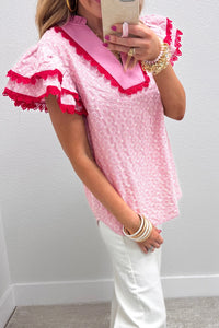 Celeste Eyelet Top