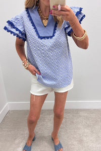 Celeste Eyelet Top