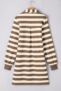 Elee Jayne Striped Casual Dress
