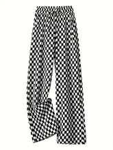 Checked Off Pants