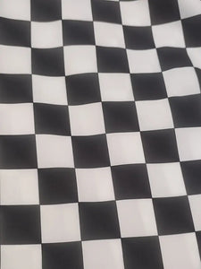 Checked Off Pants