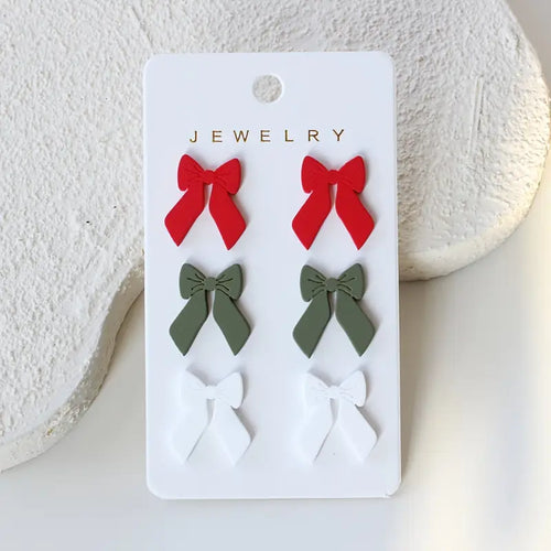 Chelly Bow Earring Set