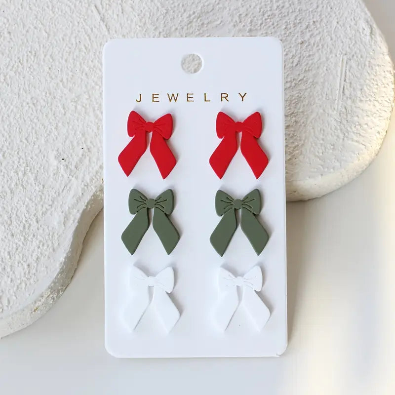 Chelly Bow Earring Set